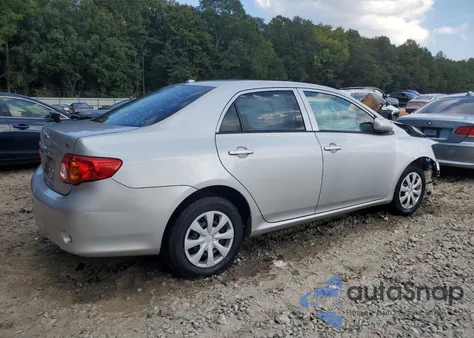 2010 Toyota Corolla Base from USA, damaged, VIN 2T1BU4EE9AC507611